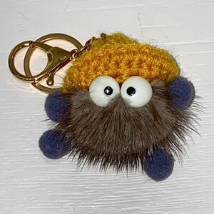 ZYLLGLOW Cute Plush Keychain For Women Soft Fluffy
Puff Knome Keychain
